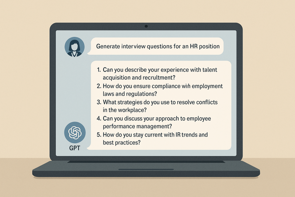 Prompt to Create interview questions